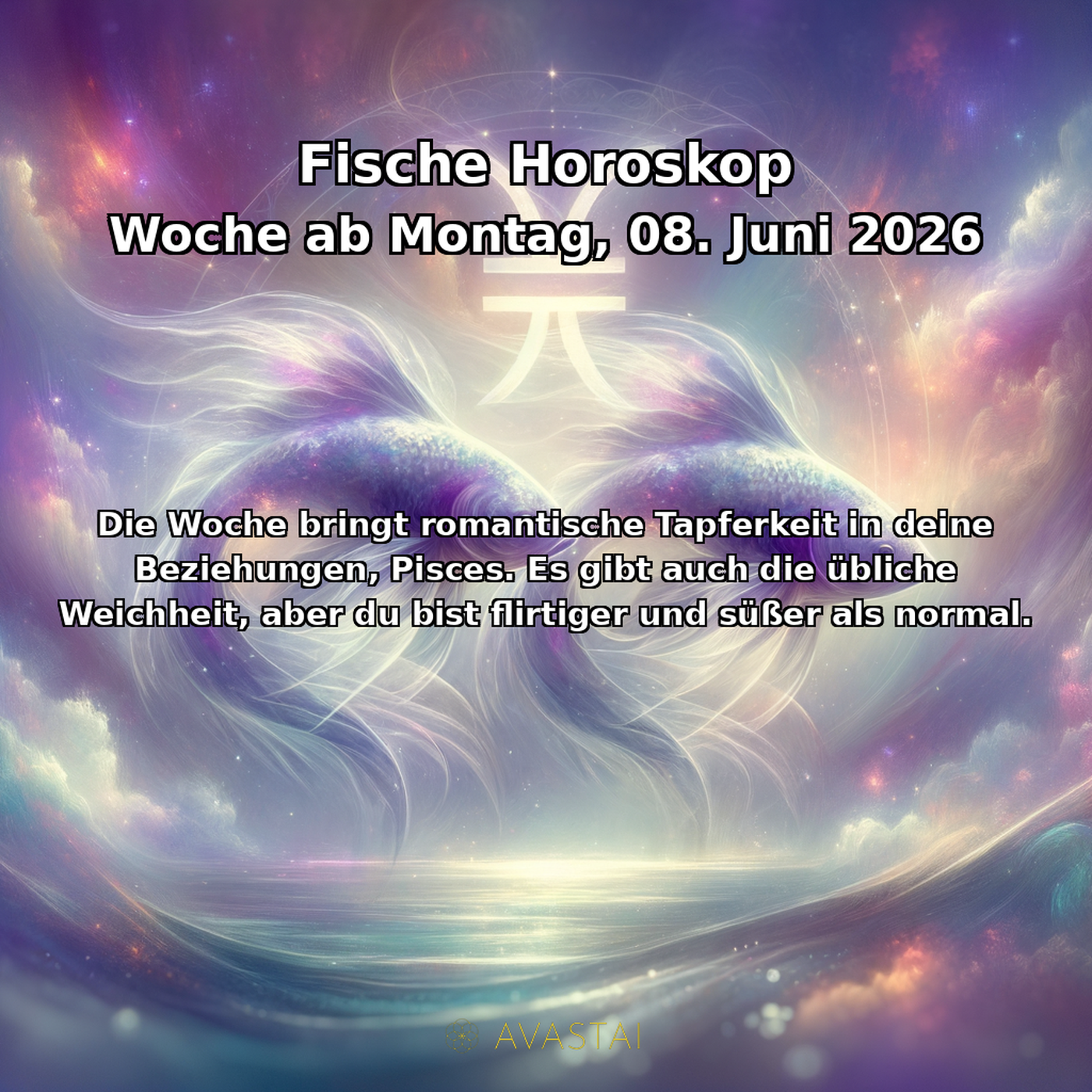 Pisces Wöchentliches Horoskop - 08. Juni 2026