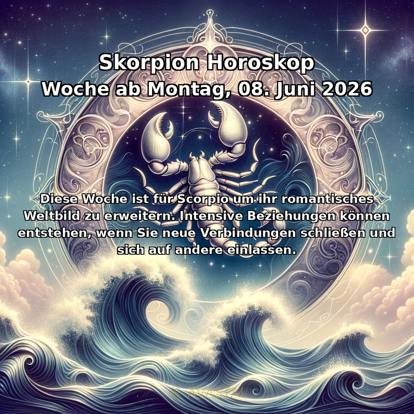 Skorpion Wöchentliches Horoskop - 08. Juni 2026