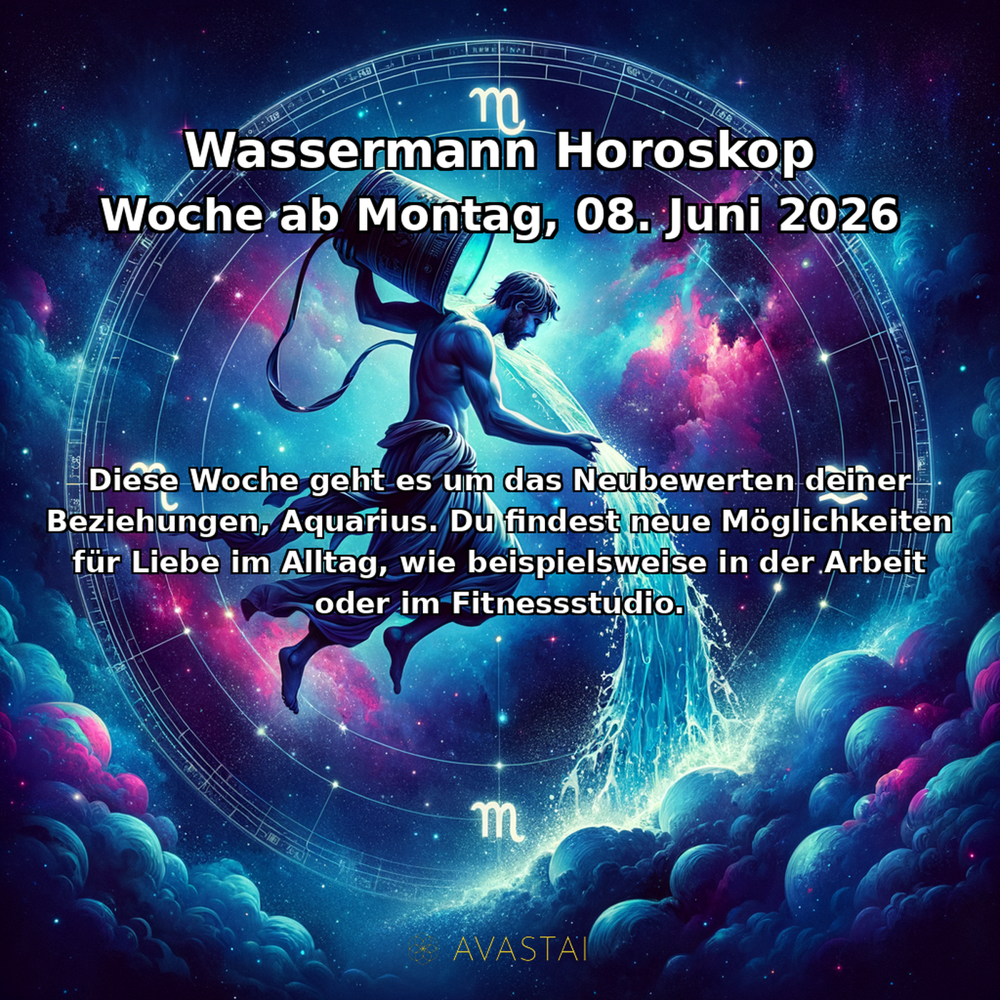 Vodnář Wöchentliches Horoskop - 08. Juni 2026