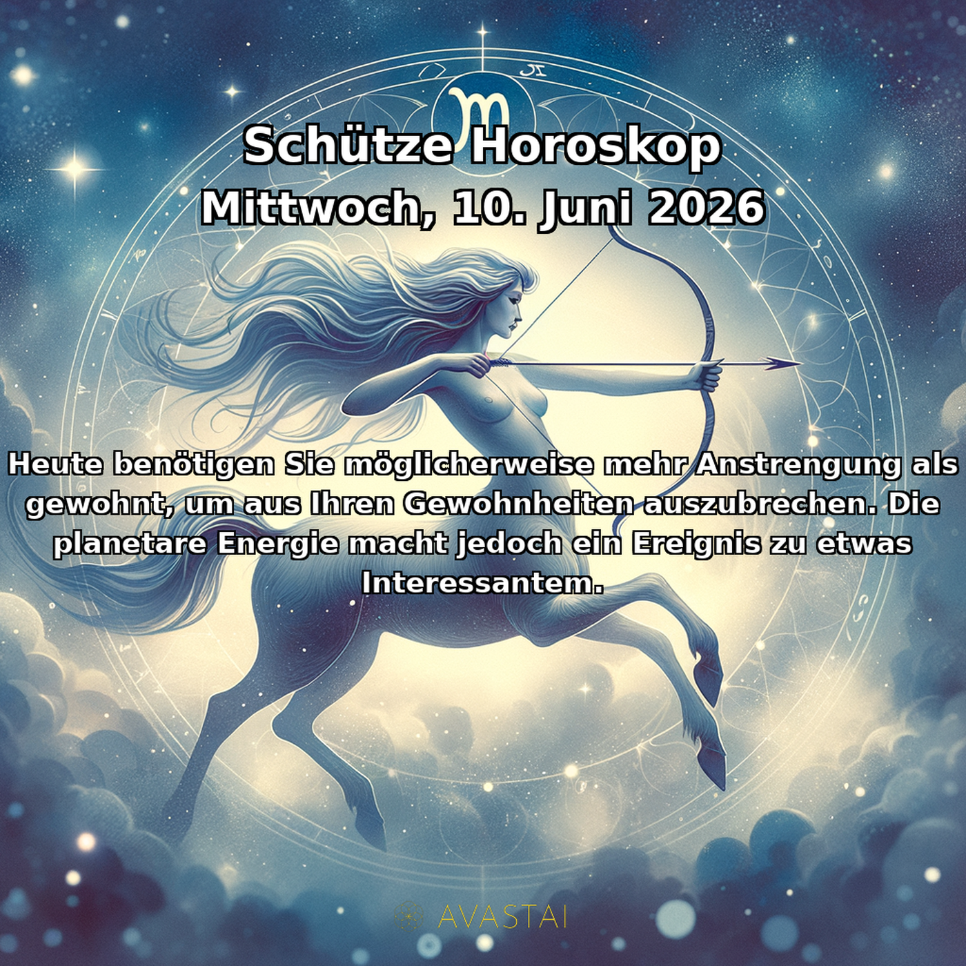 Sagittarius Tägliches Horoskop - 10. Juni 2026
