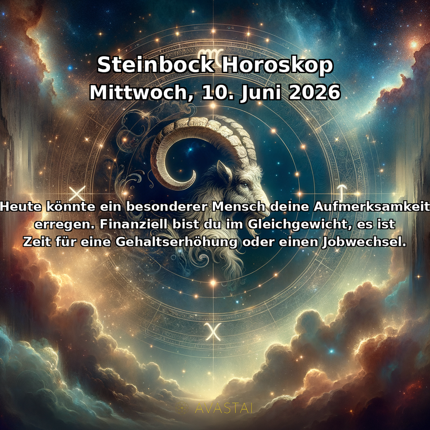 Capricorn Tägliches Horoskop - 10. Juni 2026