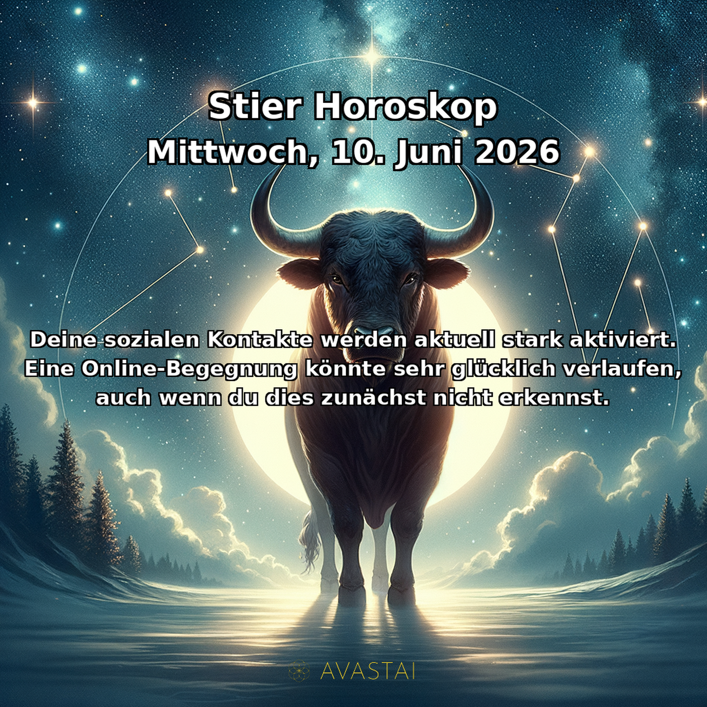 Býk Tägliches Horoskop - 10. Juni 2026