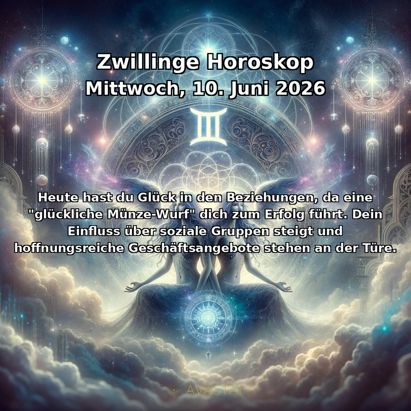 Gemini Tägliches Horoskop - 10. Juni 2026