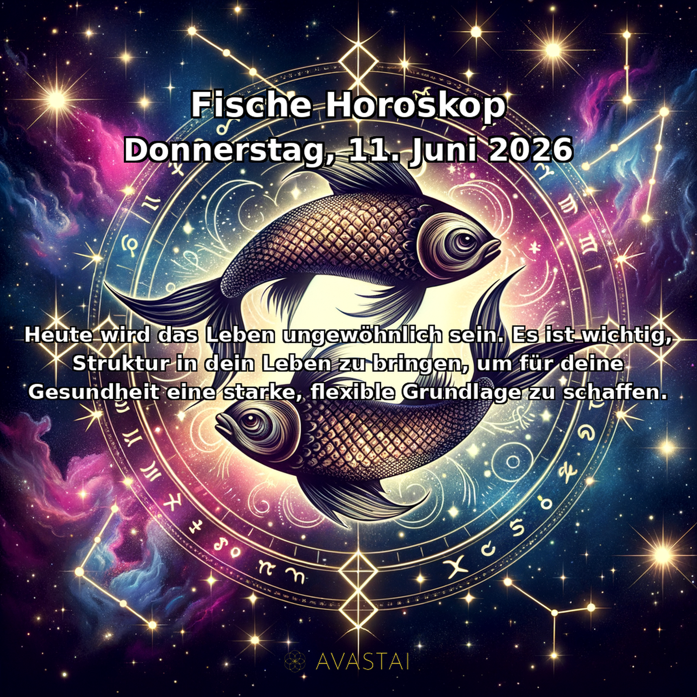 Pisces Tägliches Horoskop - 11. Juni 2026