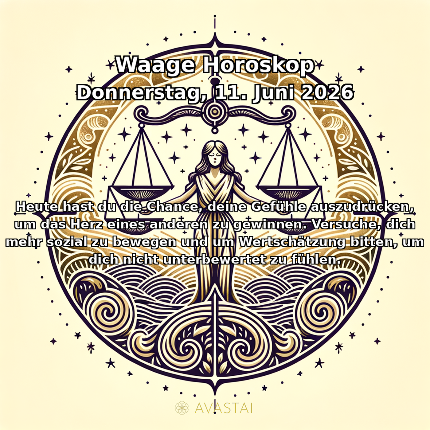 Váhy Tägliches Horoskop - 11. Juni 2026