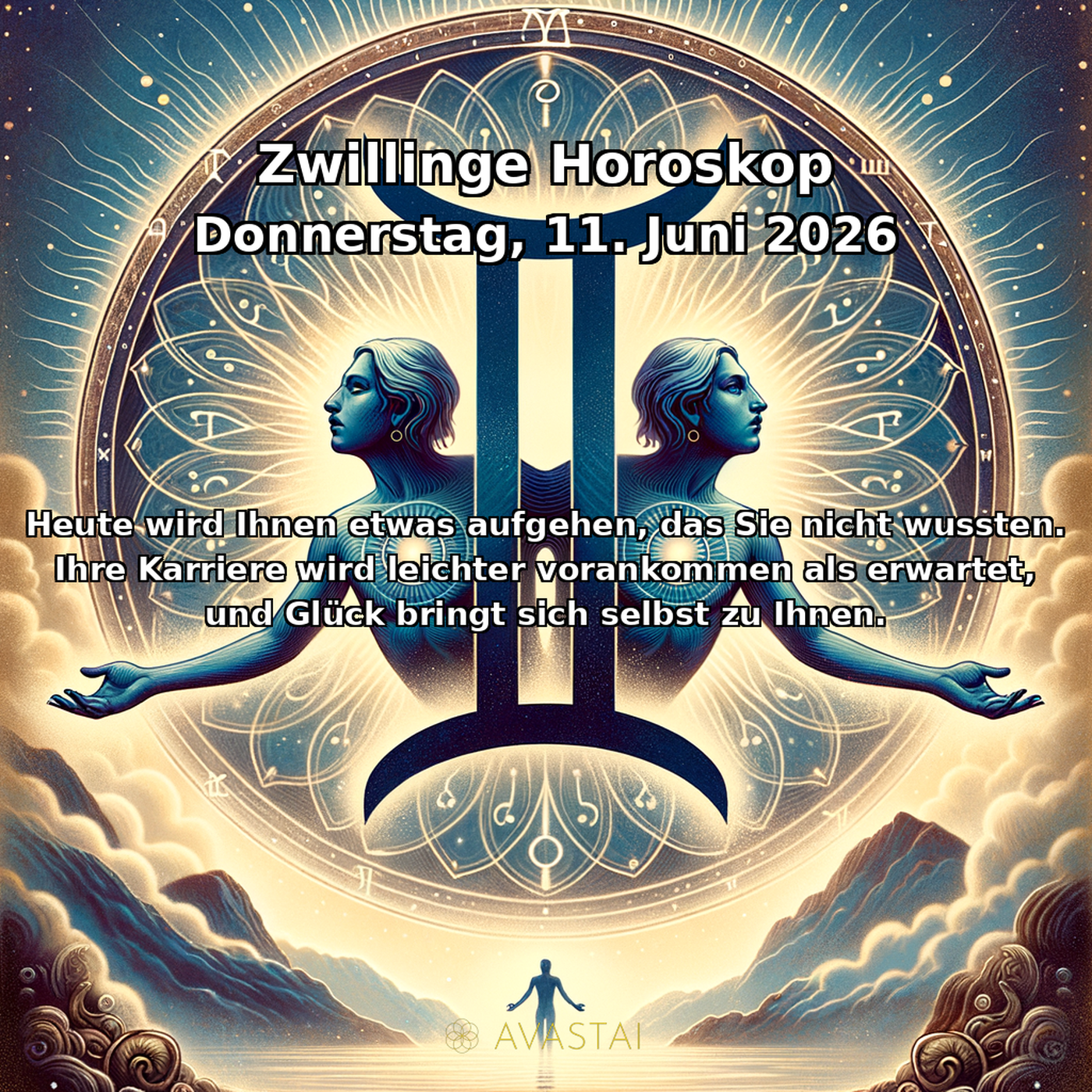 Blíženci Tägliches Horoskop - 11. Juni 2026