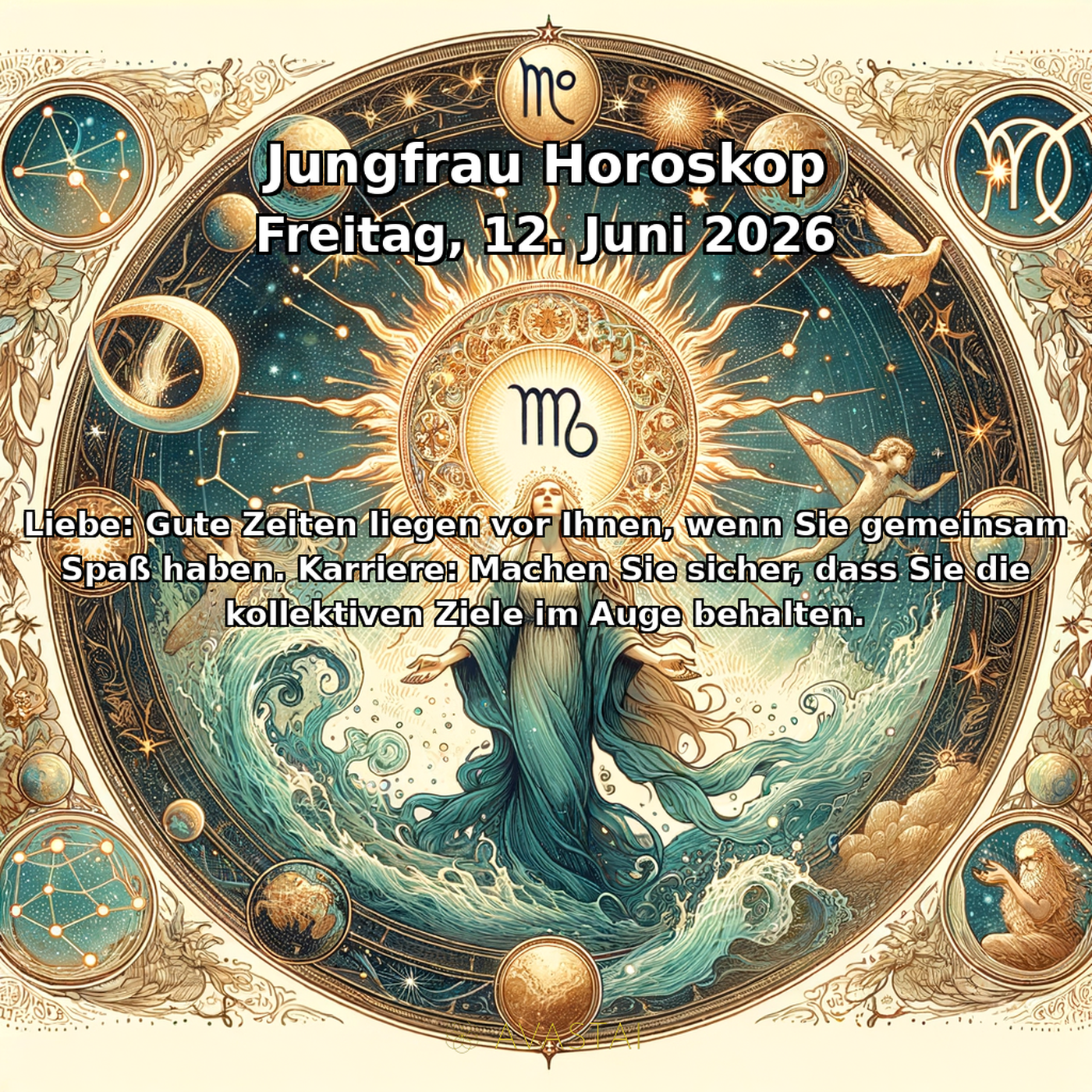 Jungfrau Tägliches Horoskop - 12. Juni 2026