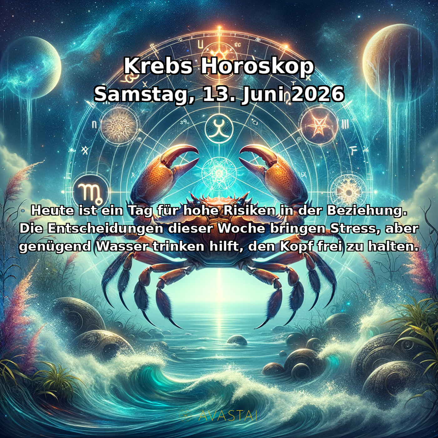Cancer Tägliches Horoskop - 13. Juni 2026