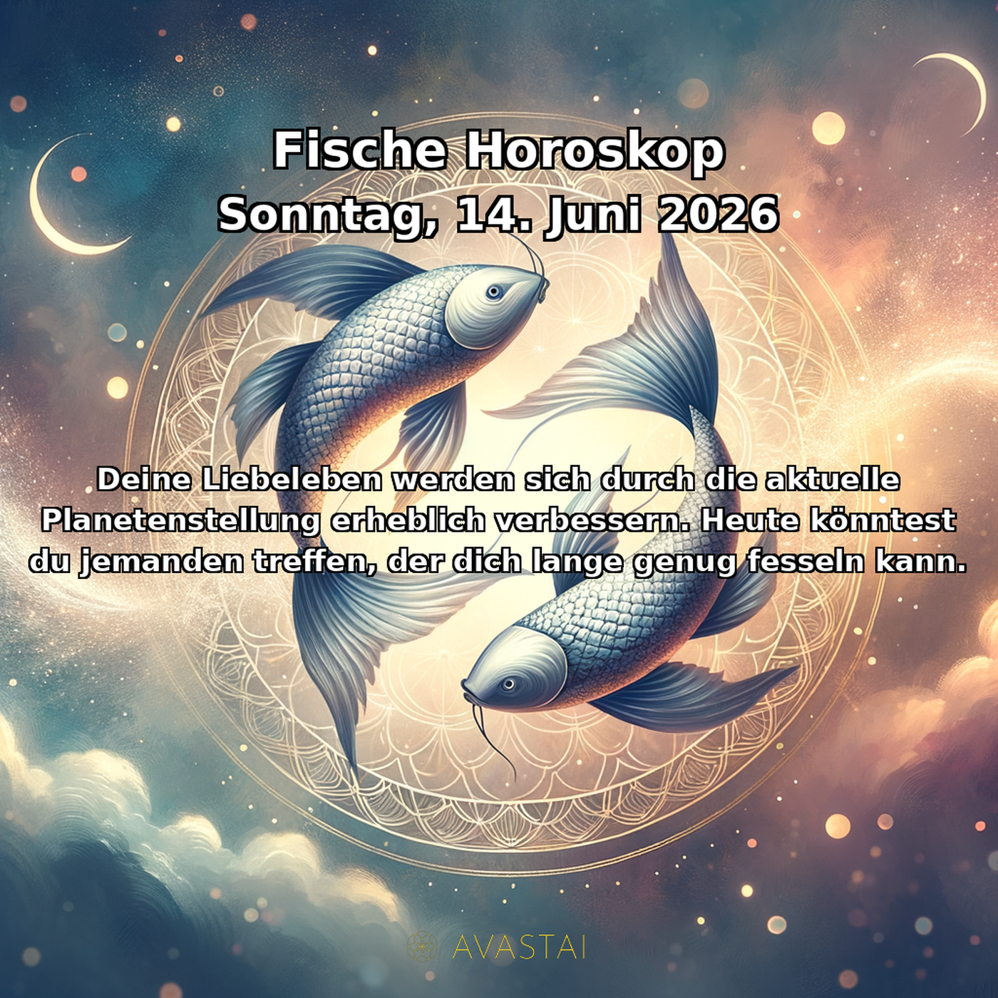Ryby Tägliches Horoskop - 14. Juni 2026