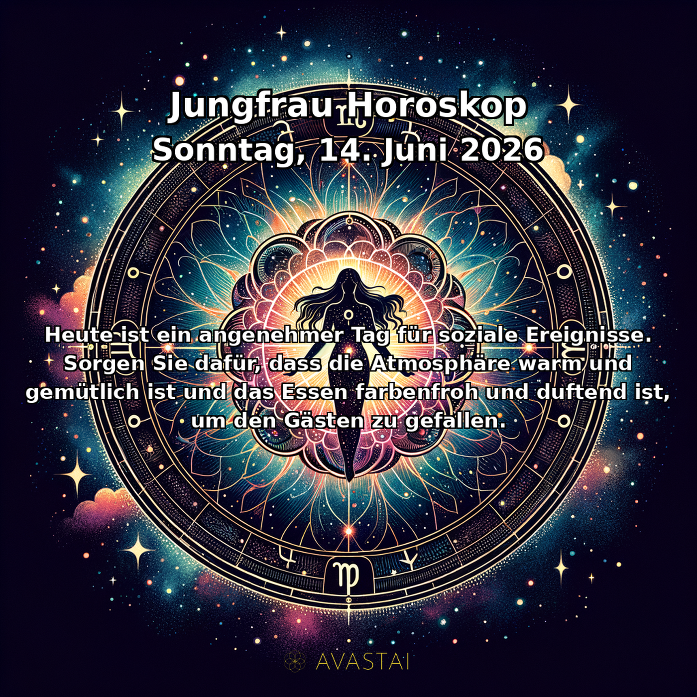 Jungfrau Tägliches Horoskop - 14. Juni 2026