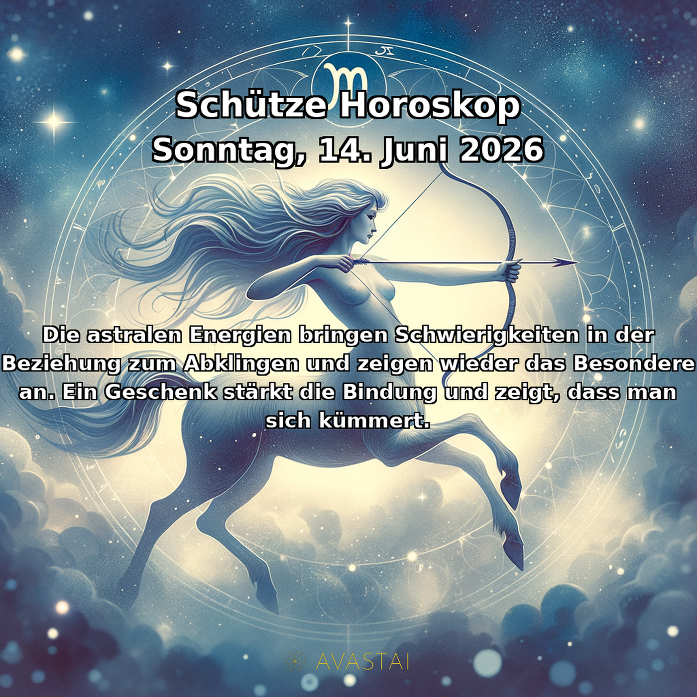 Střelec Tägliches Horoskop - 14. Juni 2026