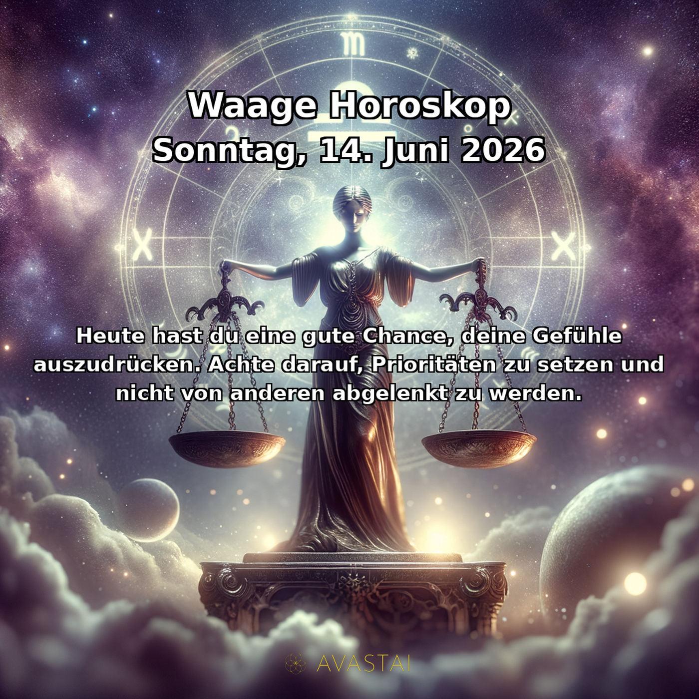 Libra Tägliches Horoskop - 14. Juni 2026